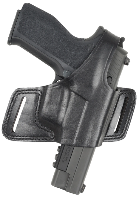 Bianchi 15706 Black Widow  OWB Size 01 Black Leather Belt Slide Fits S&W J Frame Fits Taurus 85 Fits Charter Arms Undercover Right Hand