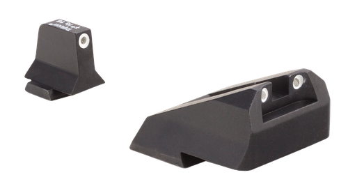 Trijicon 600900 Suppressor/Optic Height Sights  Green/Tritium White Outline Front Sight-Green/Tritium White Outline Rear Sight Smith & Wesson M&P/M&P M2.0