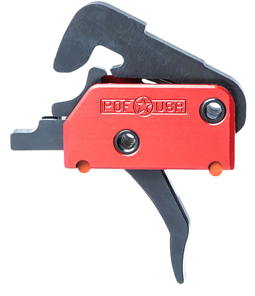 Patriot Ordnance Factory 00516 EFP  Two-Stage Straight Trigger with 4 lbs Draw Weight & Black Hardcoat Anodized Finish for AR-Platform