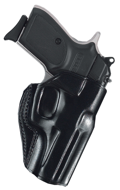 Galco SG800B Stinger  OWB Black Leather Compatible w/ Glock 43/43X/Taurus GX4/Springfield  Hellcat Belt Loop Mount Right Hand
