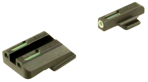 TruGlo TG13RS3A TFX  Black Green Tritium & Fiber Optic White Outline Front Sight Green Tritium & Fiber Optic Rear Sight Ruger American
