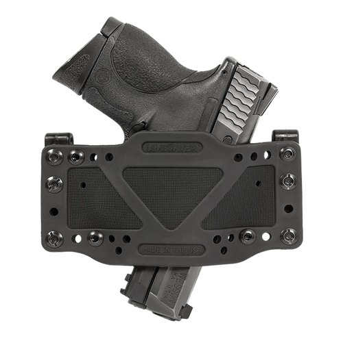 Limbsaver 12501 CrossTech  IWB/OWB Black Polymer Belt Clip Fits Universal Handgun Ambidextrous