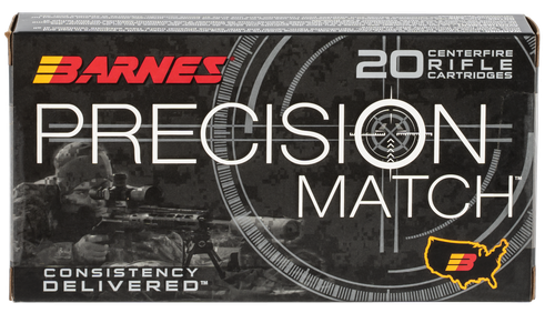 Barnes Bullets 30742 Precision Match  260Rem 140gr Open Tip Match Boat Tail 20 Per Box/10 Case