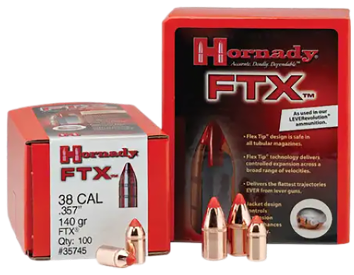 Hornady 50102 FTX  50 Cal .500 300 gr Flex Tip eXpanding 50 Per Box/ 25 Case