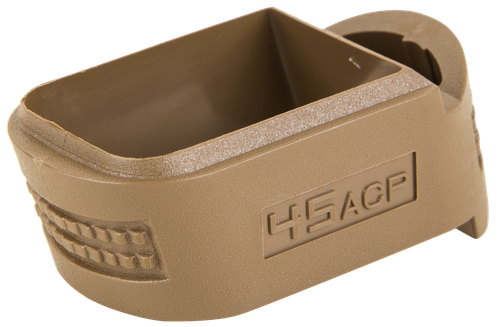 Springfield Armory XD5007 Mag Sleeve  made of Polymer with Flat Dark Earth Finish & 1 Piece Design for 45 ACP Springfield XD Magazine