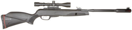 Gamo 6110063254 Whisper Fusion Mach1 Gas Piston 177 Black Black Receiver Black Molded All Weather Stock Scope 3-9x40mm