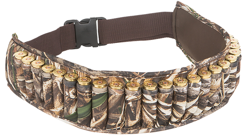 Allen 2525 Waterfowl Shotgun Shell Belt Realtree Max-4 Neoprene 25rd Shotgun Waist Mount Adjustable Belt