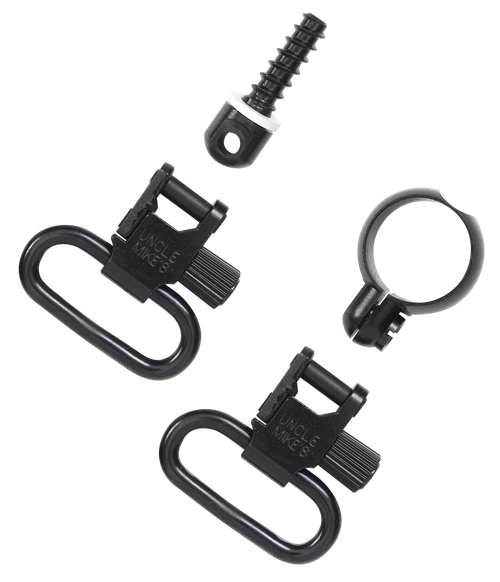 Uncle Mike's 13412 Super Swivel  Quick Detach 115 RF Blued 1" Loop for Most 22 Cal Tube Diameter & .430-.455" Rifles (Except Win 94/22M US)