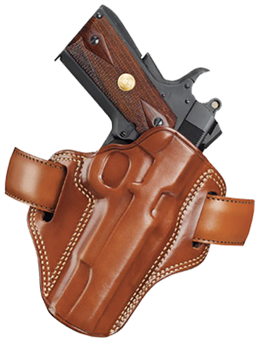Galco CM112 Combat Master  OWB Tan Leather Belt Slide Fits S&W K Frame Fits Ruger Security-Six Right Hand