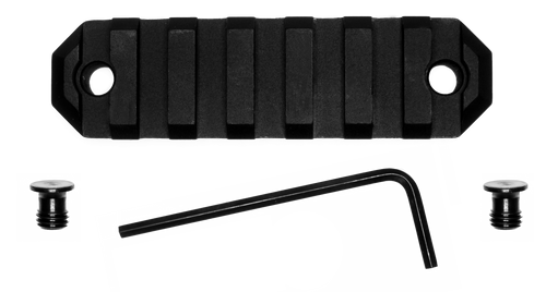 GrovTec US Inc GTSW228 3 Inch 7 Slot Keymod  Black Anodized