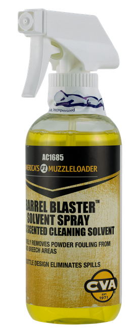 CVA AC1685 Barrel Blaster Solvent Against Black Powder Fouling 12 oz Trigger Spray