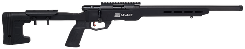 Savage Arms 70848 B17 Precision Full Size 17 HMR 10+1 18" Black Heavy Threaded Barrel, Matte Black Picatinny Rail Carbon Steel Receiver, Matte Black Aluminum MDT ACC Chassis, Black Polymer Grips