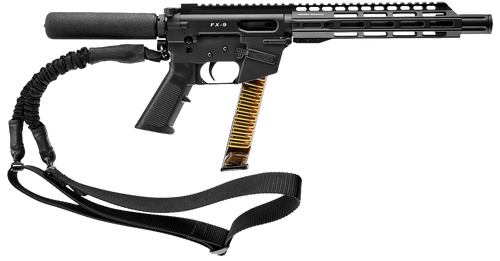 FREEDOM ORDNANCE FX9P10T FX9  9mm Luger 31+1 10" Black Nitride Stainless Steel Barrel, M-LOK Handguard, Black Anodized Aluminum Picatinny Rail Receiver, Black Pistol Tube, AR15 Grip, Right Hand