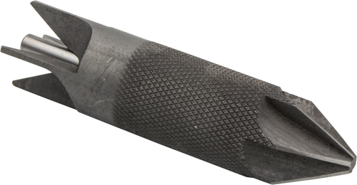 Hornady 050117 Lock-N-Load Deluxe 4-Blade Chamfer/Deburring Tool Silver Steel