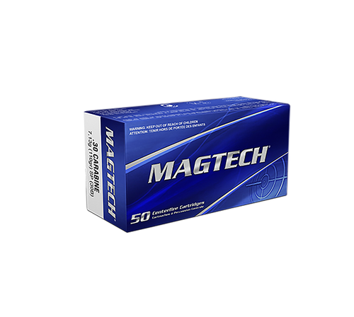 Magtech 30B Tactical/Training  30Carbine 110gr Jacketed Soft Point 50 Per Box/20 Case