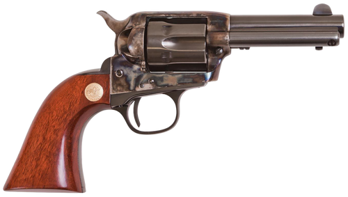 Cimarron CA990 Model P Jr Dual Cylinder 32 H&R Mag/32-20 Win 6 Shot 3.50" Blued Steel Barrel, Blued Cylinder, Color Case Hardened Steel Frame, Wood Grip, Exposed Hammer