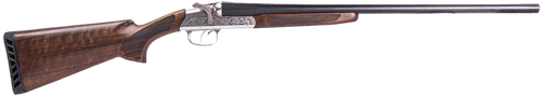 ATI ATIGKOF20RP26 Road Agent Prime 20 Gauge Break Open 2rd 26" Black Side By Side Barrel, Silver Engraved Aluminum Receiver, Fixed Turkish Walnut Stock