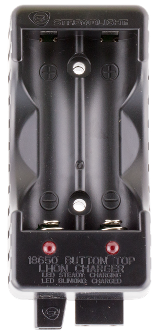 Streamlight 22100 Battery Charger Dual Channel Black 18650 Li-ion Rechargeable Battery