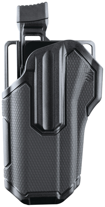 Blackhawk 419000BBL Omnivore  OWB Black Plastic Belt Slide Fits Most Semi-Autos, Left Hand