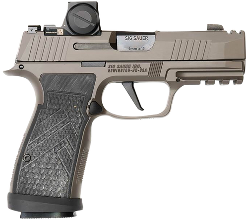 Sig Sauer 365AXGCA9LEGIONRXX P365 AXG Legion ROMEO-X 9mm 17+1 3.10" Compact Frame Legion Gray Cerakote Stainless Steel Slide G-10 Grip