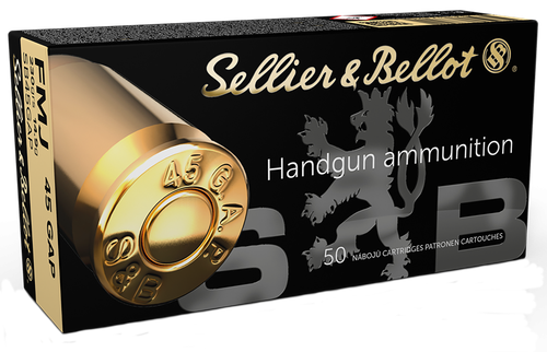 Sellier & Bellot SB45GAP Handgun  45GAP 230gr Full Metal Jacket 50 Per Box/20 Case