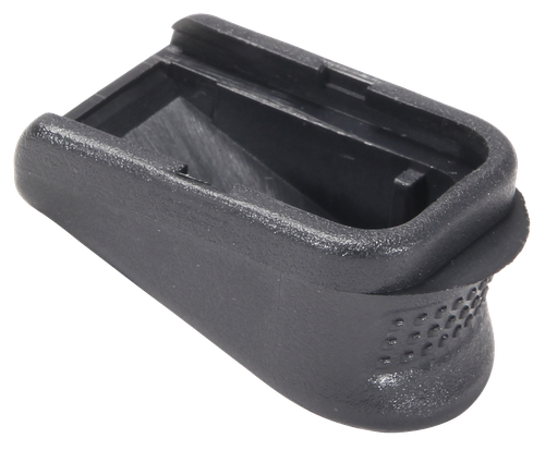 Pachmayr 03882 Grip Extender  Extended 2rds, Compatible w/Glock26/27/33/39 add 2rd, Black Polymer 2 Per Pack