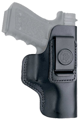 DeSantis Gunhide 031BBD9Z0 Insider  OWB Black Leather Belt Clip Compatible w/Ruger LC9/Glock 42/43 Left Hand