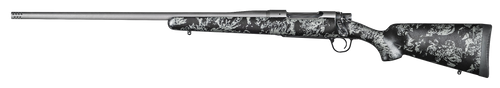 Christensen Arms 8010112100 Mesa FFT 300 PRC 3+1 22" Threaded Barrel, Tungsten Gray Cerakote, Black with Gray Webbing Stock, Left Hand
