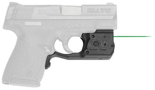 Crimson Trace 0158401 Laserguard Pro Fits S&W M&P Shield & M&P Shield M2.0 9mm/40 S&W, Green Laser/White Light Black Polymer