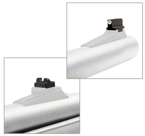 TruGlo TG13RM1PB TFX Pro Sights For Remington Shotguns  Black |  Green Tritium Fiber Optic  White Outline Front Sight Black Rear Sight