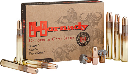 Hornady 82432 Dangerous Game  450-400NitroExpress 400gr DGX Bonded 20 Per Box/6 Case
