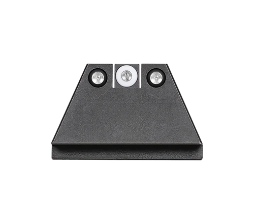 Night Fision GLK004003WGZ Suppressor Height Sights For Glock  Green Tritium White Outline Front Sight-Green Tritium Black Outline Rear Sight Glock 17/17L/19