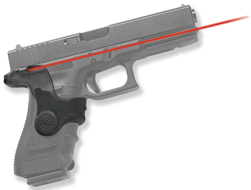 Crimson Trace 0124301 Lasergrips  Compatible w/Glock Gen3 17/17L/19/22/23/31/32/34/35/37/38,Red Laser Black Polymer