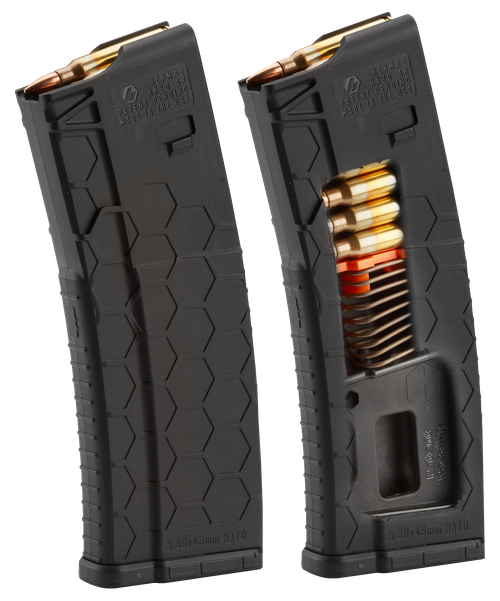 Hexmag HX1530ARBLK Series 2  Black Detachable 15rd Multi-Caliber for AR-15