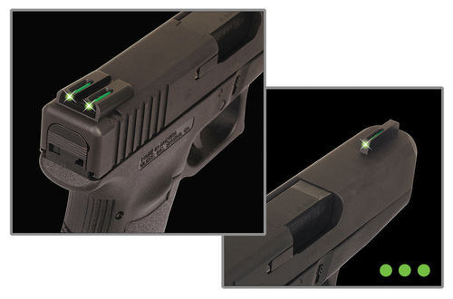 TruGlo TG131MPT TFO  Green/Tritium/Fiber Optic Front Sight-Yellow/Tritium/Fiber Optic Rear Sight Smith & Wesson M&P