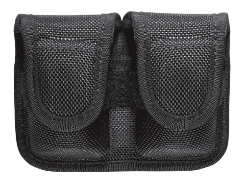 Bianchi 17400 7301 SpeedLoader Pouch Double Black Accumold Hook & Loop Belts 2-2.25" Wide Compatible w/ 38/357