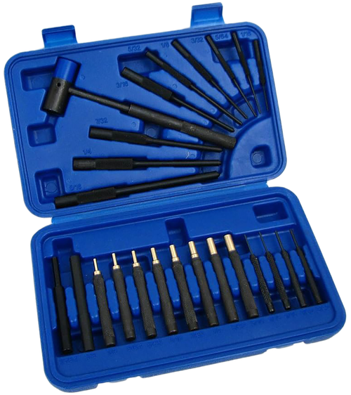 DAC GMPUNCH24 Drive Pin & Roll Punch Set Universal 24 Pieces