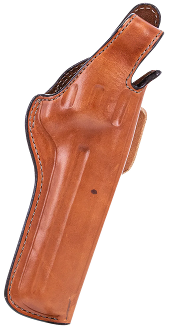 Bianchi 10237 5BHL Thumbsnap  OWB Size 06 Tan Leather Belt Loop Fits Ruger GP100/Colt King Python Right Hand