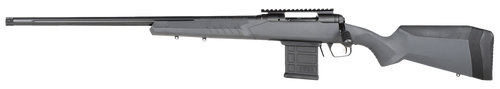 Savage Arms 57457 110 Tactical 6.5 Creedmoor 10+1 24", Matte Black Metal, Gray Fixed AccuStock with AccuFit, Left Hand