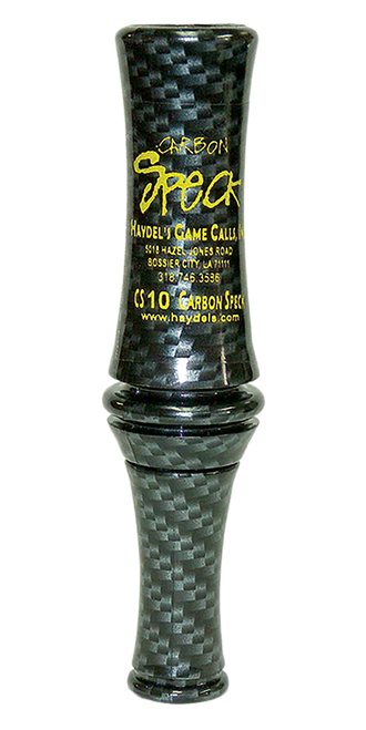 Haydel's Game Calls CS10 Carbon Speck  Open Call Single Reed Specklebelly Sounds Attracts Geese Black Carbon