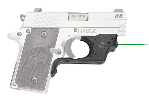 Crimson Trace 0147501 Laserguard  Sig P238/P938, Green Laser Black Polymer