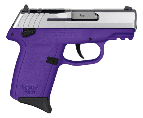 SCCY Industries CPX1TTPURDRG3 CPX-1 Gen3 RDR 9mm Luger 10+1 3.10" Purple Polymer w/Picatinny Rail Serrated SS Slide Purple Polymer Grip