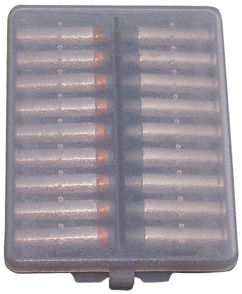 MTM Case-Gard W183841 Ammo-Wallet  Handgun Multi-Caliber 18rd Clear Smoke Polymer