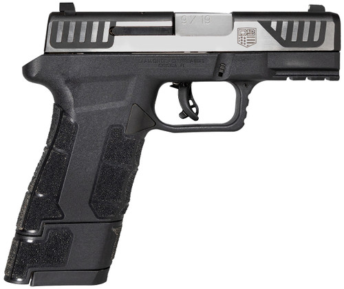 Diamondback DB0300P031 AM2  Sub-Compact Frame 9mm Luger 17+1, 3.50" Stainless Steel Barrel, Serrated Stainless Steel Slide, Black Polymer Frame w/Picatinny Rail & Polymer Grip