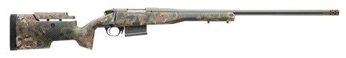 Bergara Rifles BPR34308 Premier Divide 308 Win 5+1 22" Carbon Fiber CURE Carbon Fiber Barrel, Patriot Brown Cerakote Steel Receiver, Erosion Rogue Camo AG Composite Chalk Branch Stock