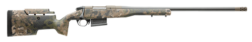 Bergara Rifles BPR34308 Premier Divide 308 Win 5+1 22" Carbon Fiber CURE Carbon Fiber Barrel, Patriot Brown Cerakote Steel Receiver, Erosion Rogue Camo AG Composite Chalk Branch Stock