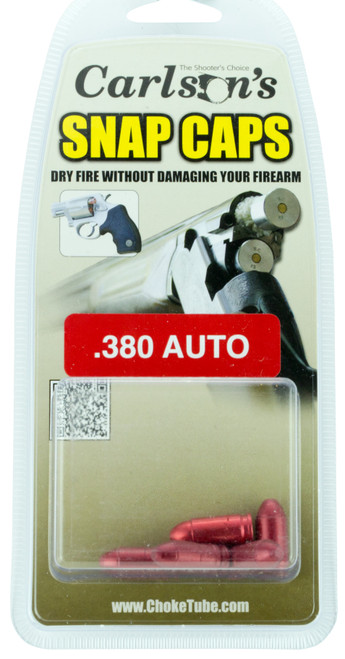 Carlson's Choke Tubes 00063 Snap Cap Pistol 380ACP 5Pack