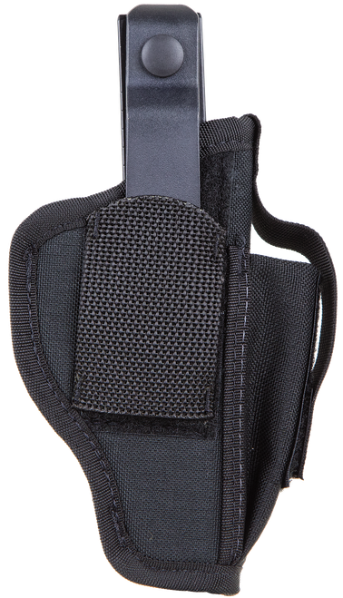 Blackhawk 40AM01BK Multi-Use  IWB/OWB Size 01 Black Nylon Belt Clip Fits Medium Autos Fits 3-4" Barrel Ambidextrous