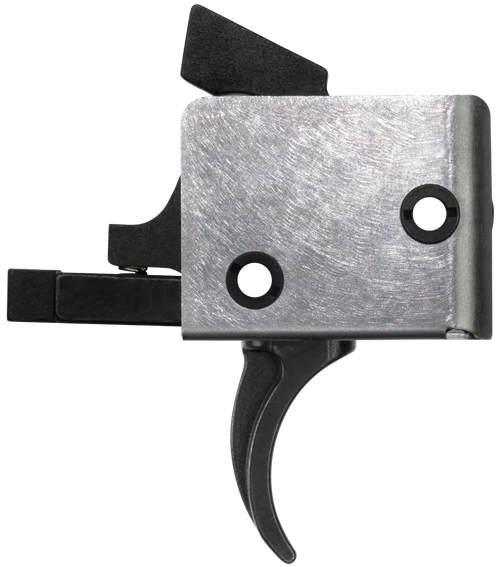 CMC Triggers 93501 Drop-In  Single-Stage Curved Trigger w/ 5-5.50 lbs Draw Weight & Black/Silver Finish