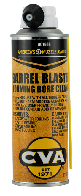 CVA AC1688 Barrel Blaster Bore Cleaner Removes Fouling 8 oz Foam
